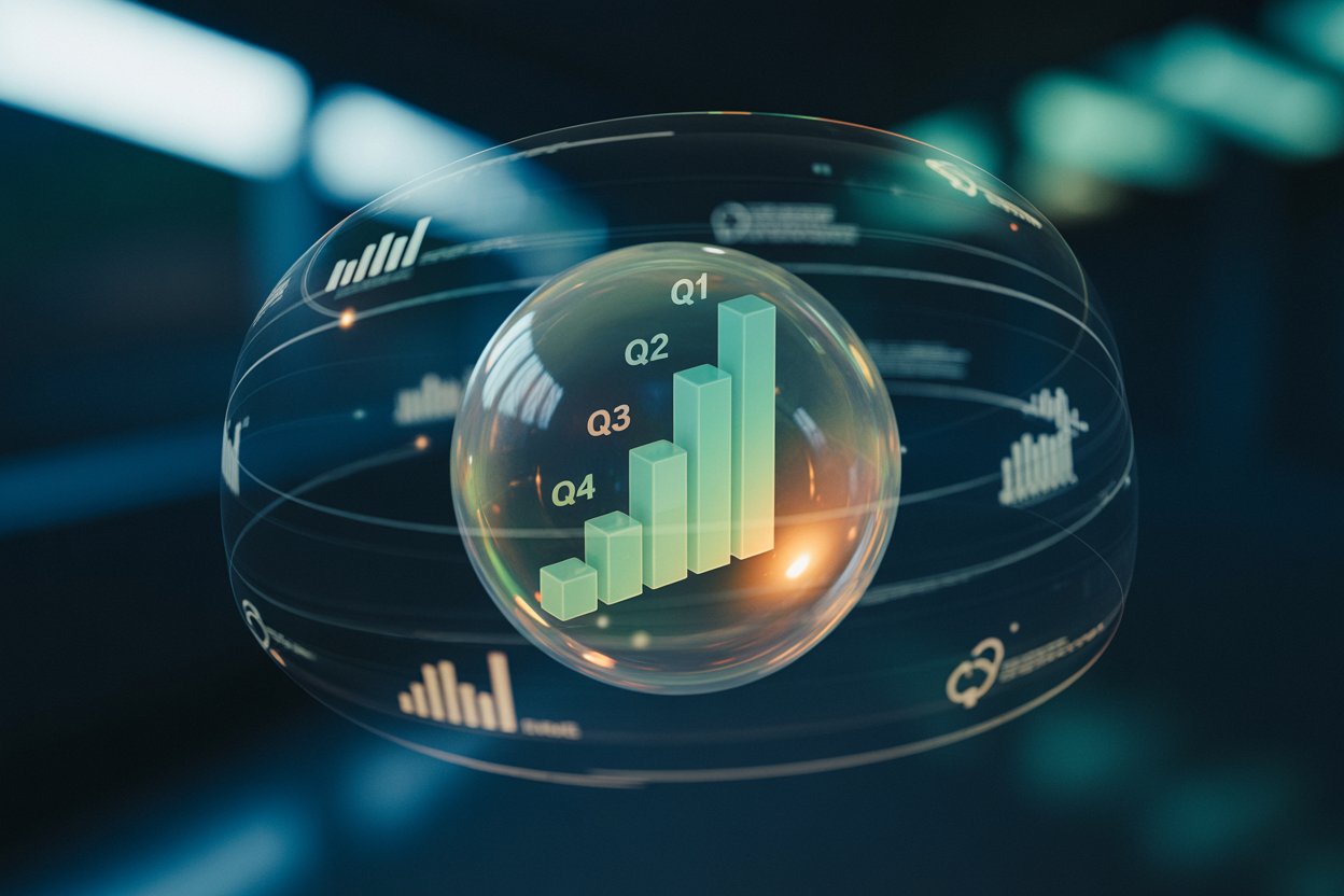 AI w biznesie i marketingu, wykres